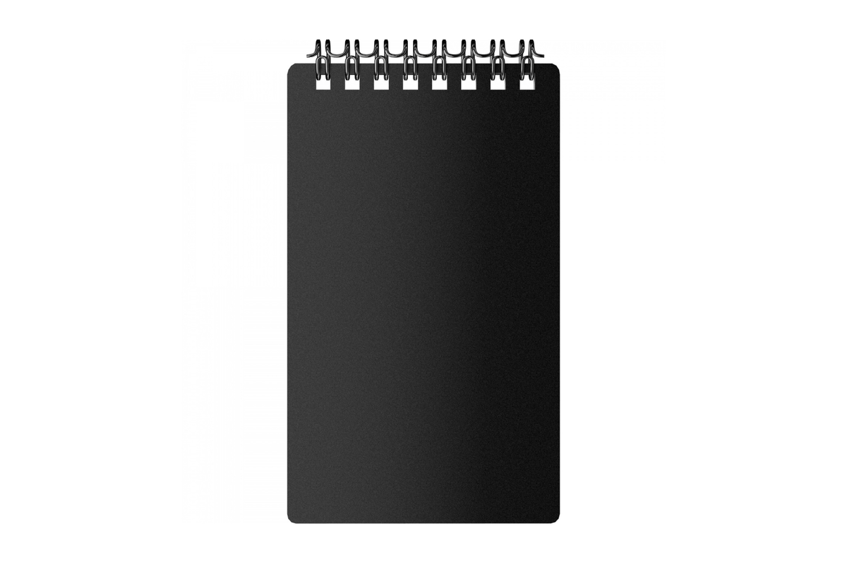 Maruman Paper Maruman - Mnemosyne 192 Black B7 Notepad | Lined 100 pages