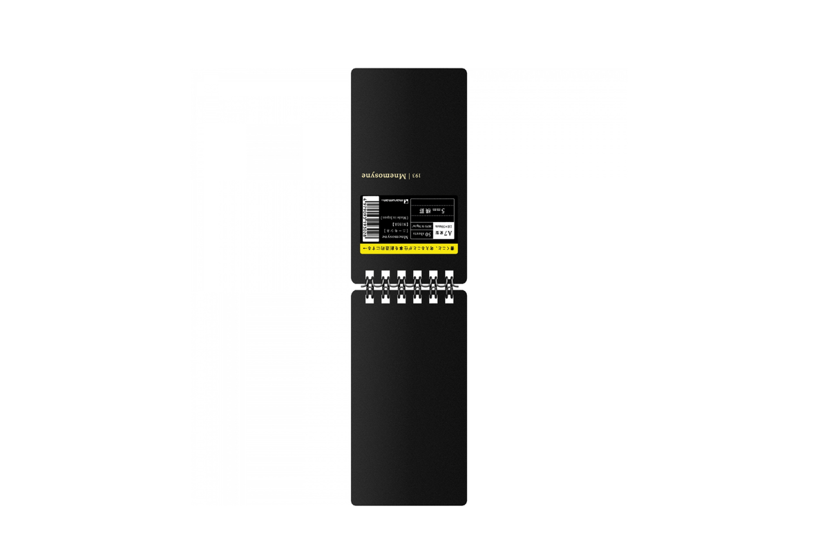 Maruman Paper Maruman - Mnemosyne 193 Black A7 Notepad | Lined 100 pages