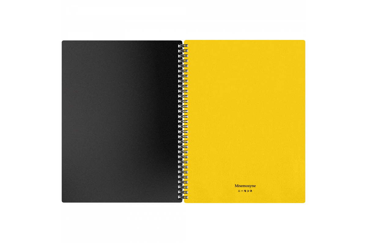 Maruman Paper Maruman - Mnemosyne 199 Black A4 Notebook | Lined 140 pages