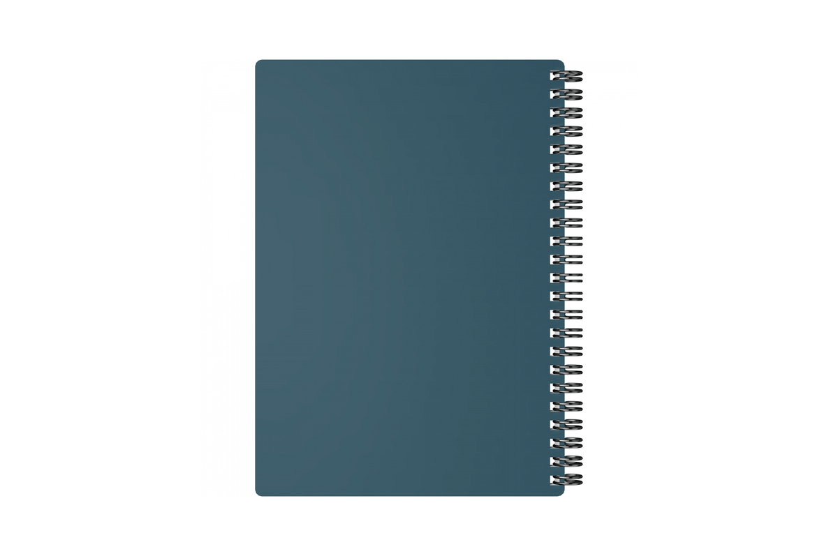 Maruman Paper Maruman - Mnemosyne 295 Dark Blue A5 Softcover Notebook | Lined 160 pages