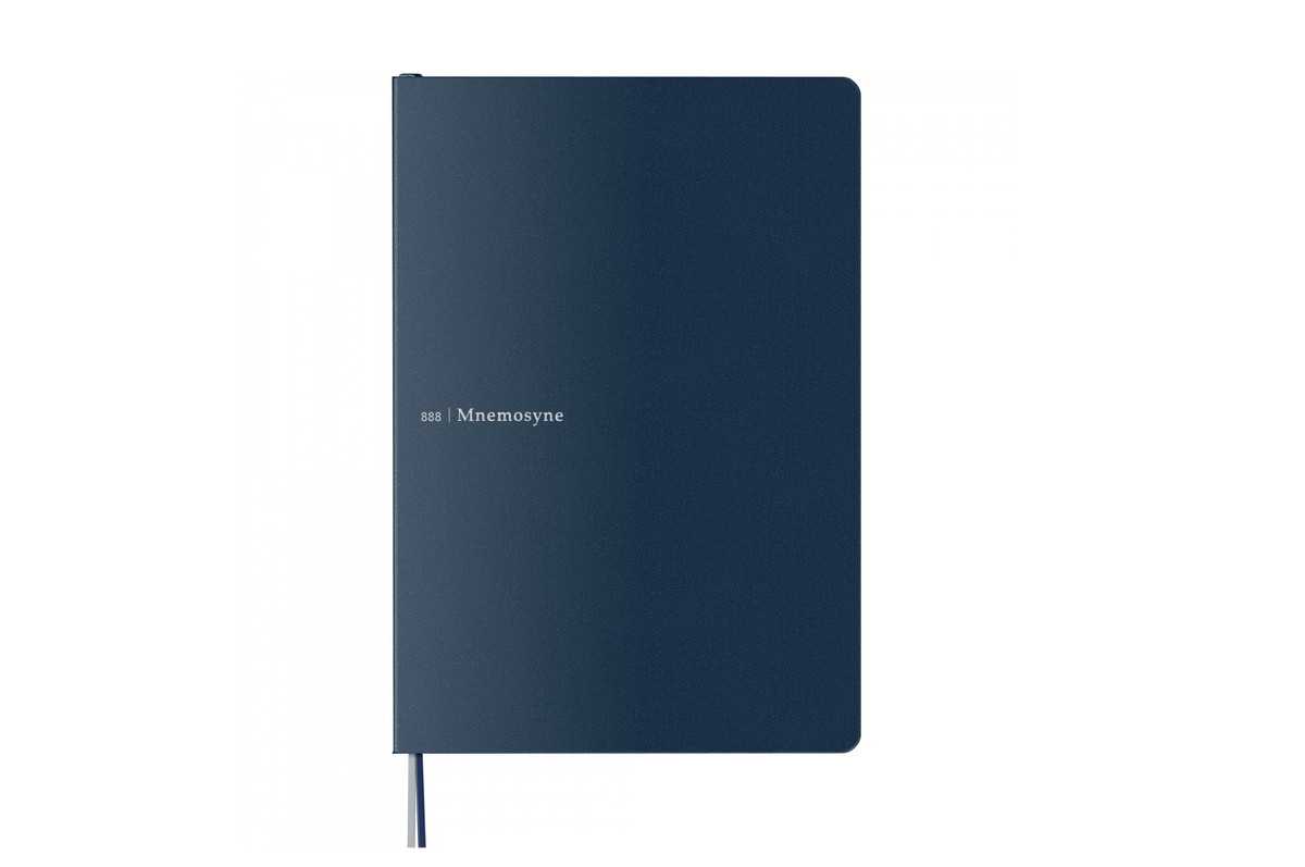 Maruman Paper Maruman - Mnemosyne 888 Journal Dark Blue A5 Notebook | Dot Grid 240 pages