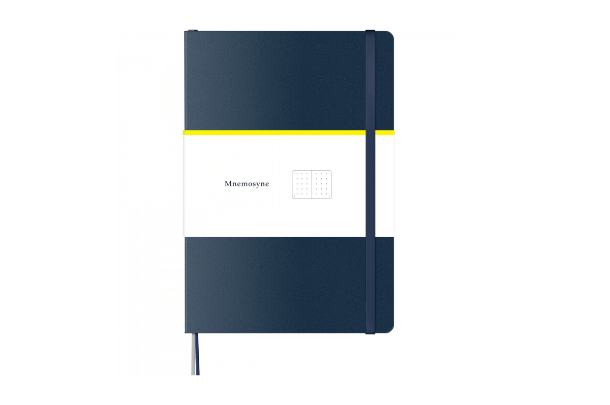Maruman Paper Maruman - Mnemosyne 888 Journal Dark Blue A5 Notebook | Dot Grid 240 pages