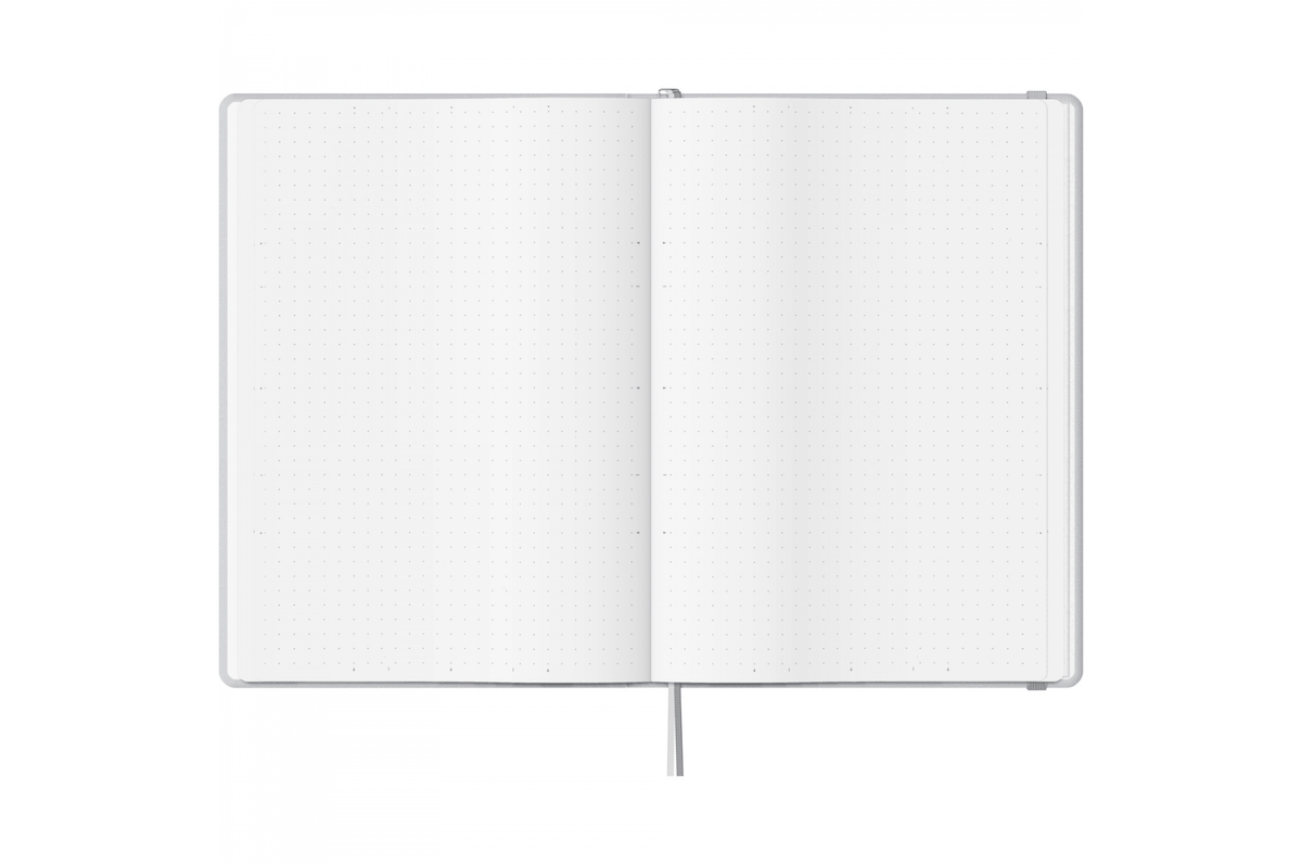 Maruman Paper Maruman - Mnemosyne 888 Journal Gray A5 Notebook |  Dot Grid 240 pages