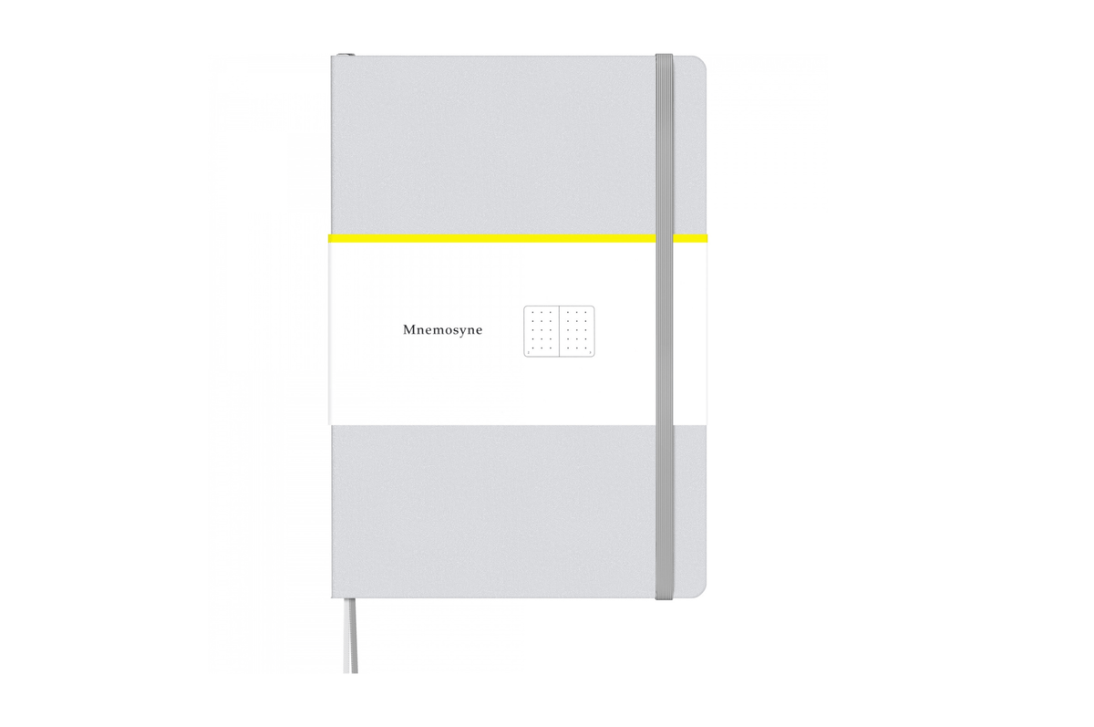 Maruman Paper Maruman - Mnemosyne 888 Journal Gray A5 Notebook |  Dot Grid 240 pages