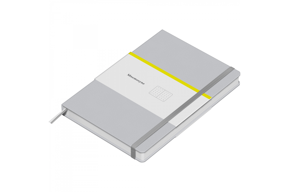 Maruman Paper Maruman - Mnemosyne 888 Journal Gray A5 Notebook |  Dot Grid 240 pages