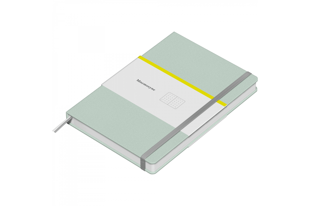 Maruman Paper Maruman - Mnemosyne 888 Journal Light Green A5 Notebook | Dot Grid 240 pages