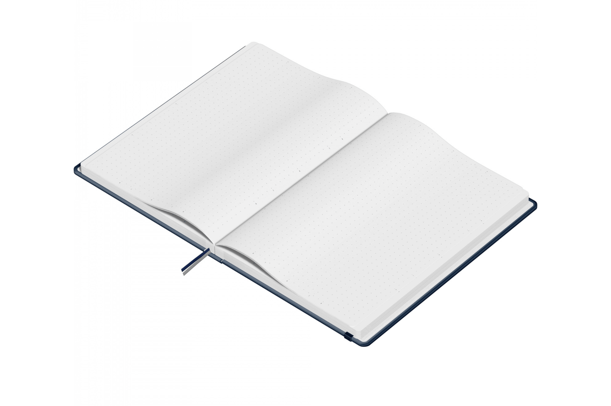 Maruman Paper Maruman - Mnemosyne 888 Journal Dark Blue A5 Notebook | Dot Grid 240 pages