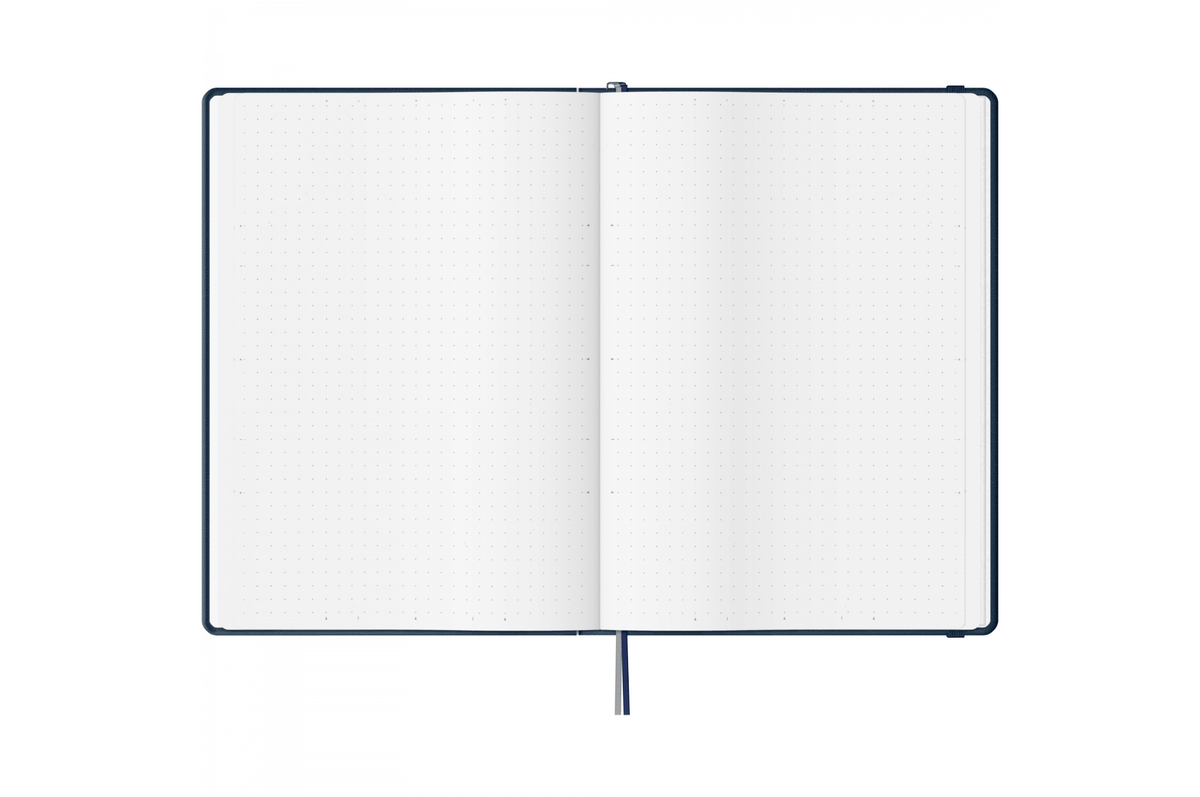 Maruman Paper Maruman - Mnemosyne 888 Journal Dark Blue A5 Notebook | Dot Grid 240 pages