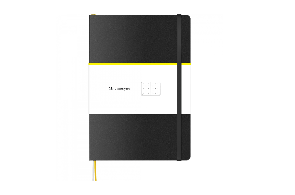 Maruman Paper Maruman - Mnemosyne 888 Journal Black A5 Notebook | Dot Grid 240 pages