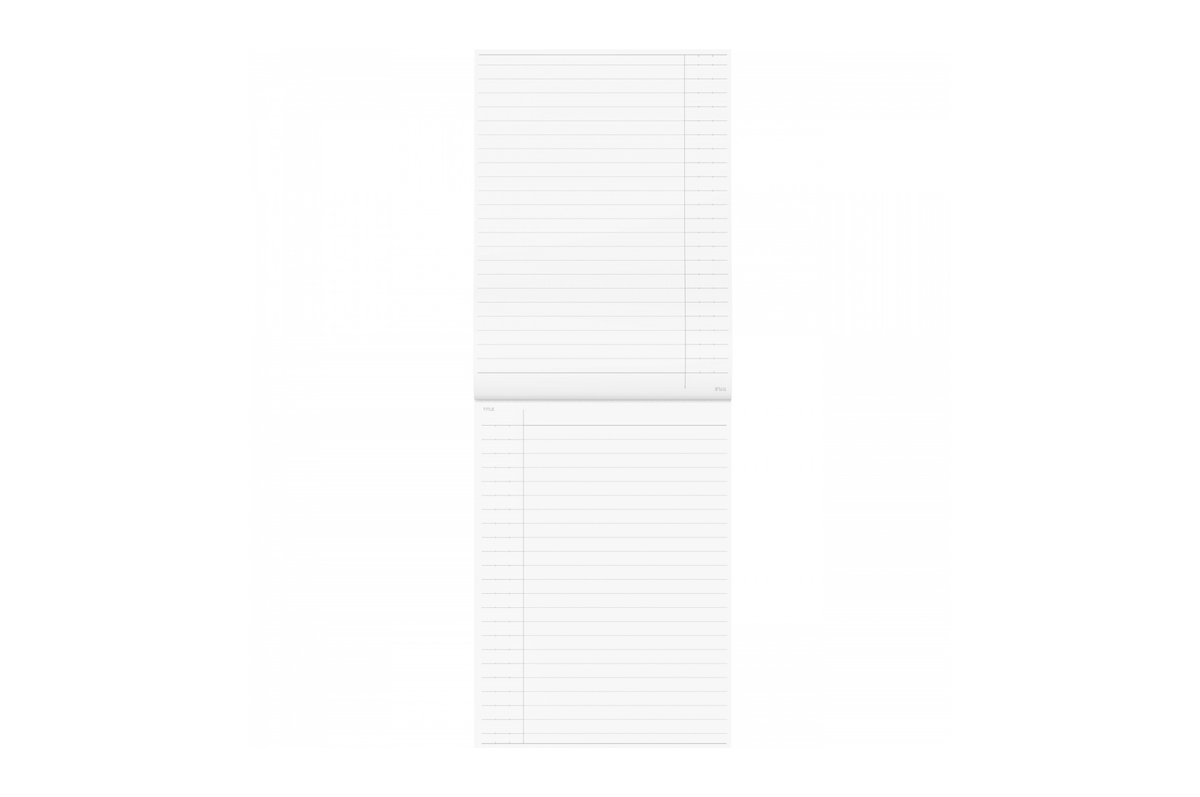 Maruman Paper Maruman - Mnemosyne P169X3 Notepad Holder Refill | Lined 100 pages - Set of 3