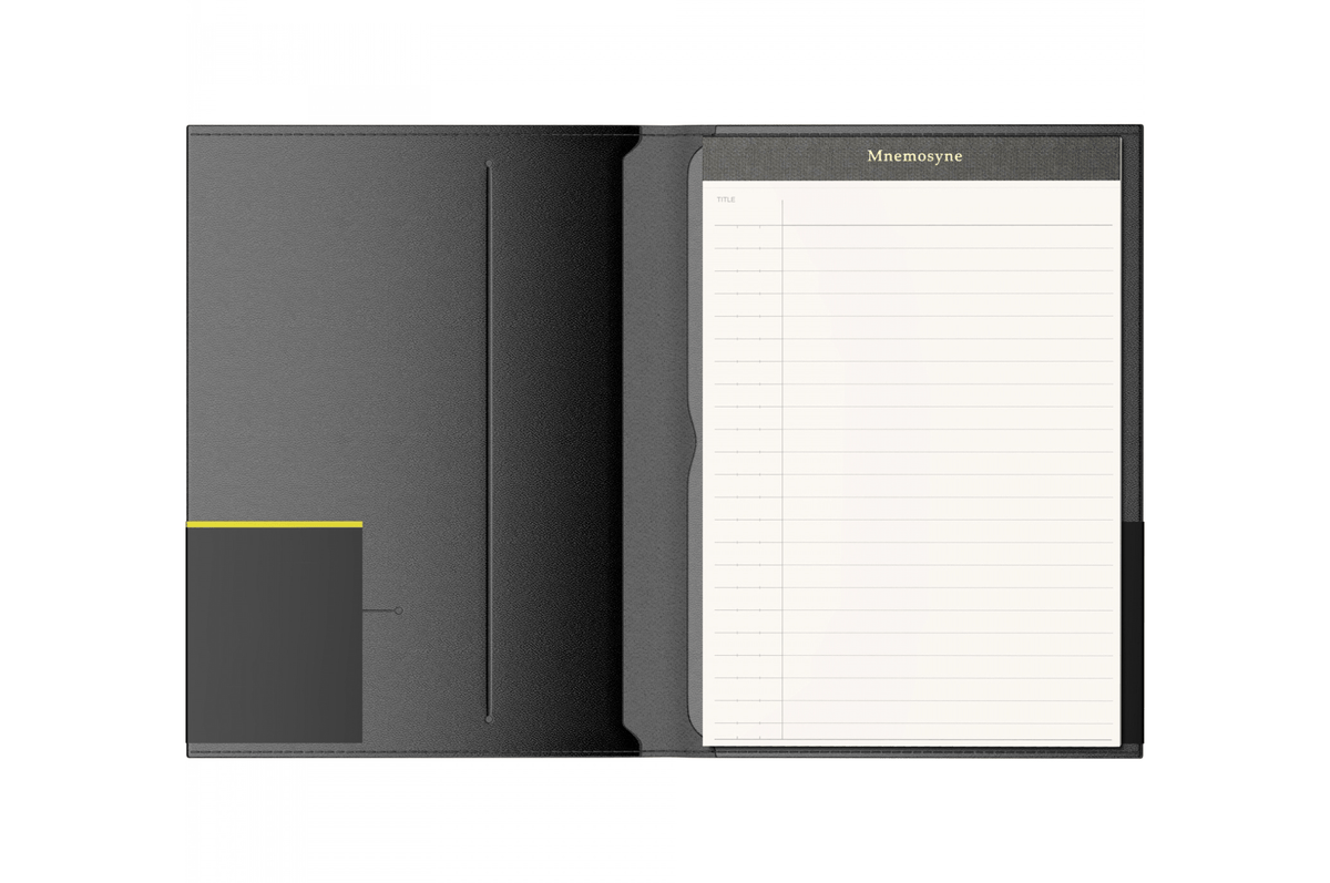 Maruman Paper Maruman - Mnemosyne PH169 A5 Softcover Notepad Holder & Notepad | Lined 100 pages