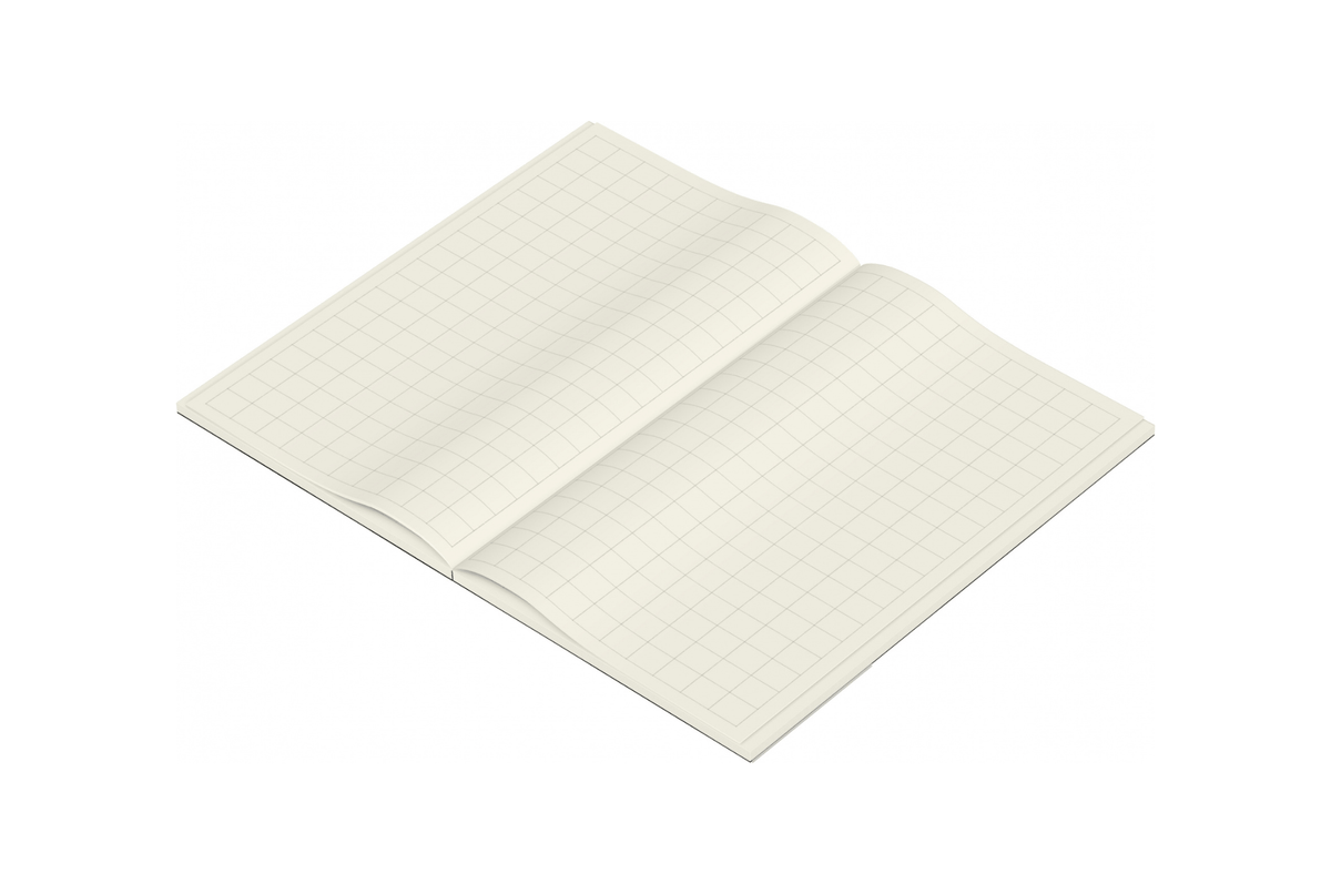 Masuya Monokaki Paper Masuya Monokaki - 85 x 140mm Cream Grid Notebook | 128 pages