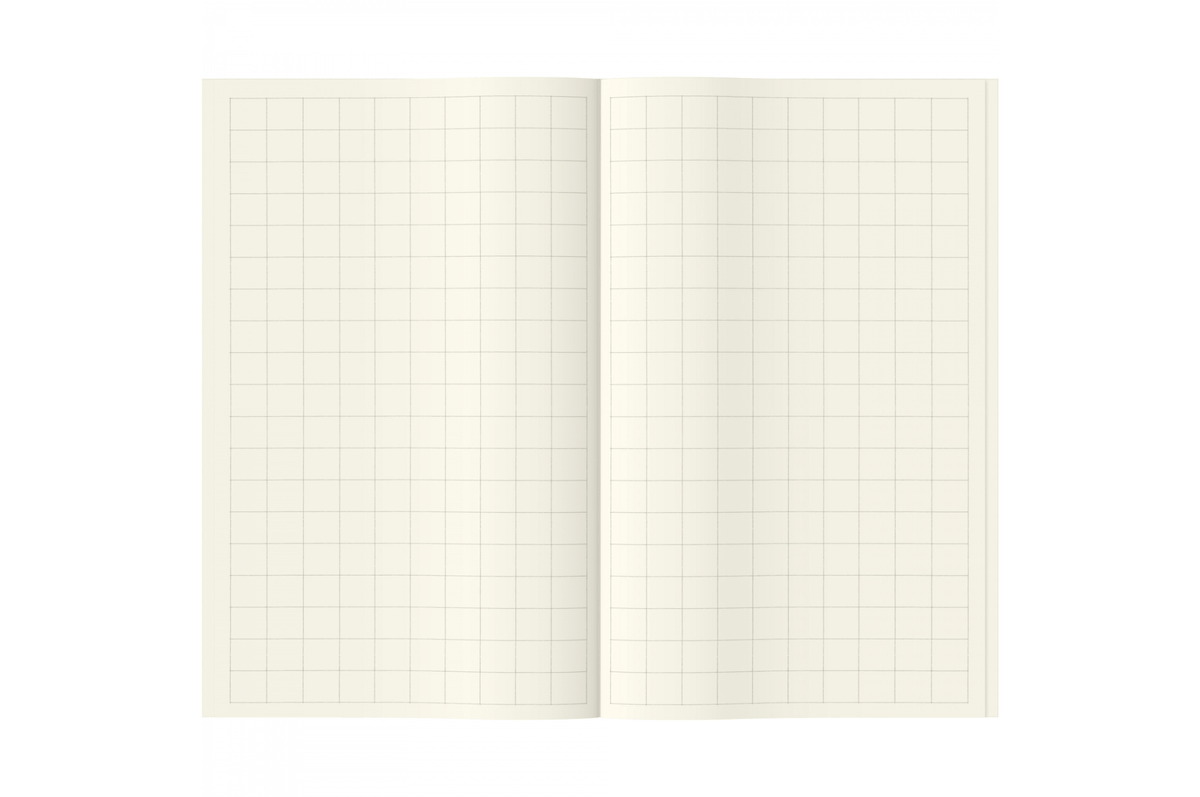 Masuya Monokaki Paper Masuya Monokaki - 85 x 140mm Cream Grid Notebook | 128 pages