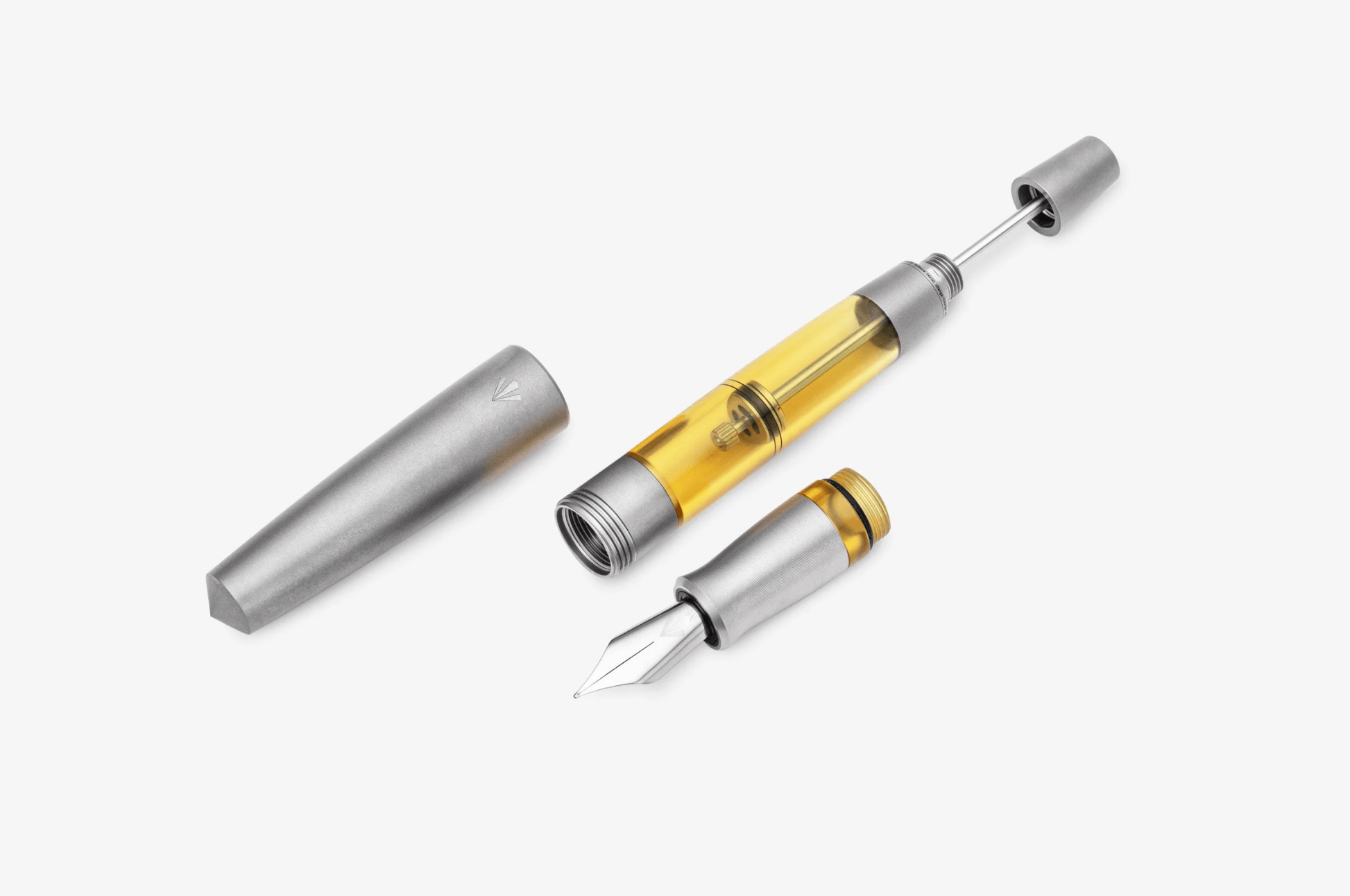 Gravitas Fountain Pen Gravitas - Vac 2.0 Titanium Stone Washed