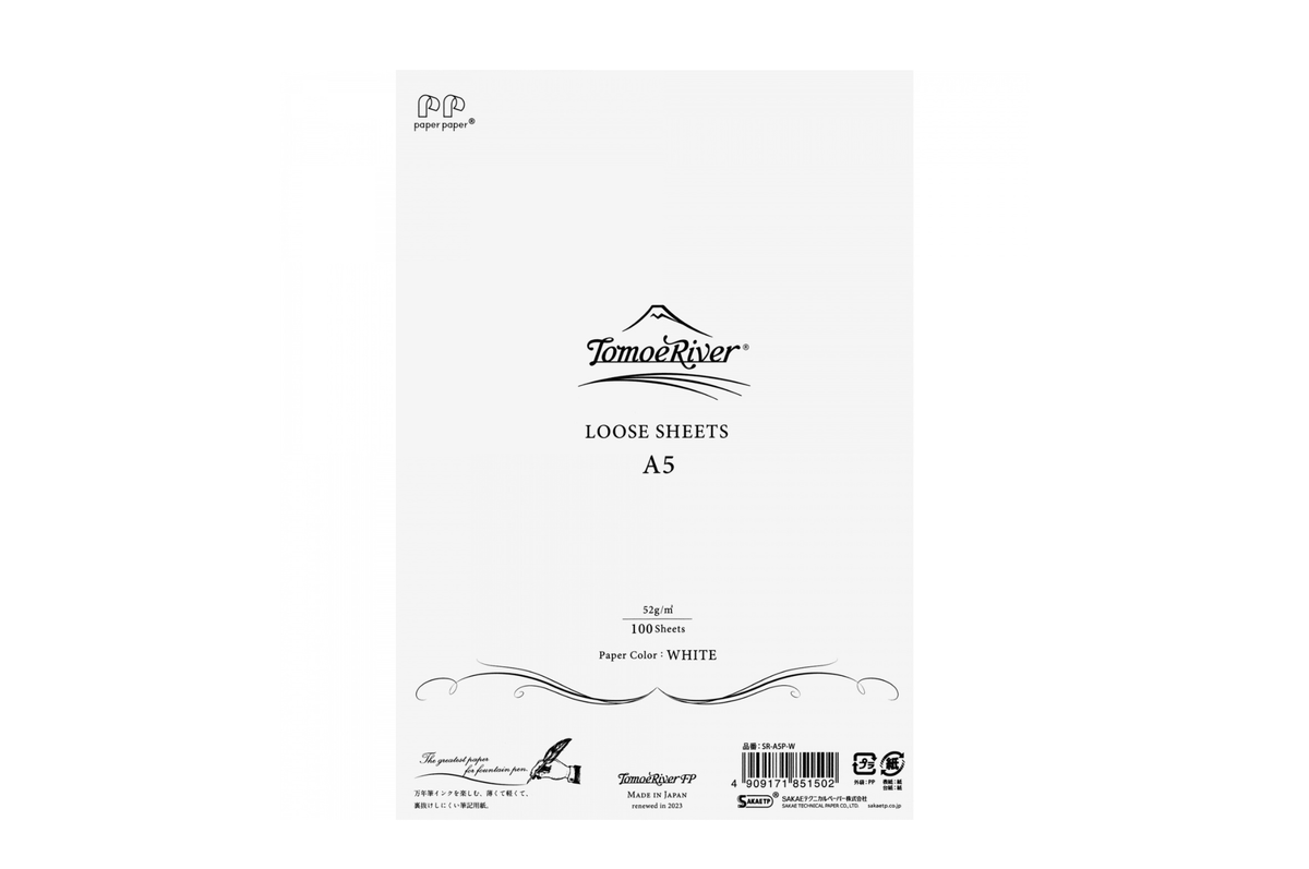 Tomoe River Paper Tomoe River - A5 White Plain Loose Sheets | 100 sheets