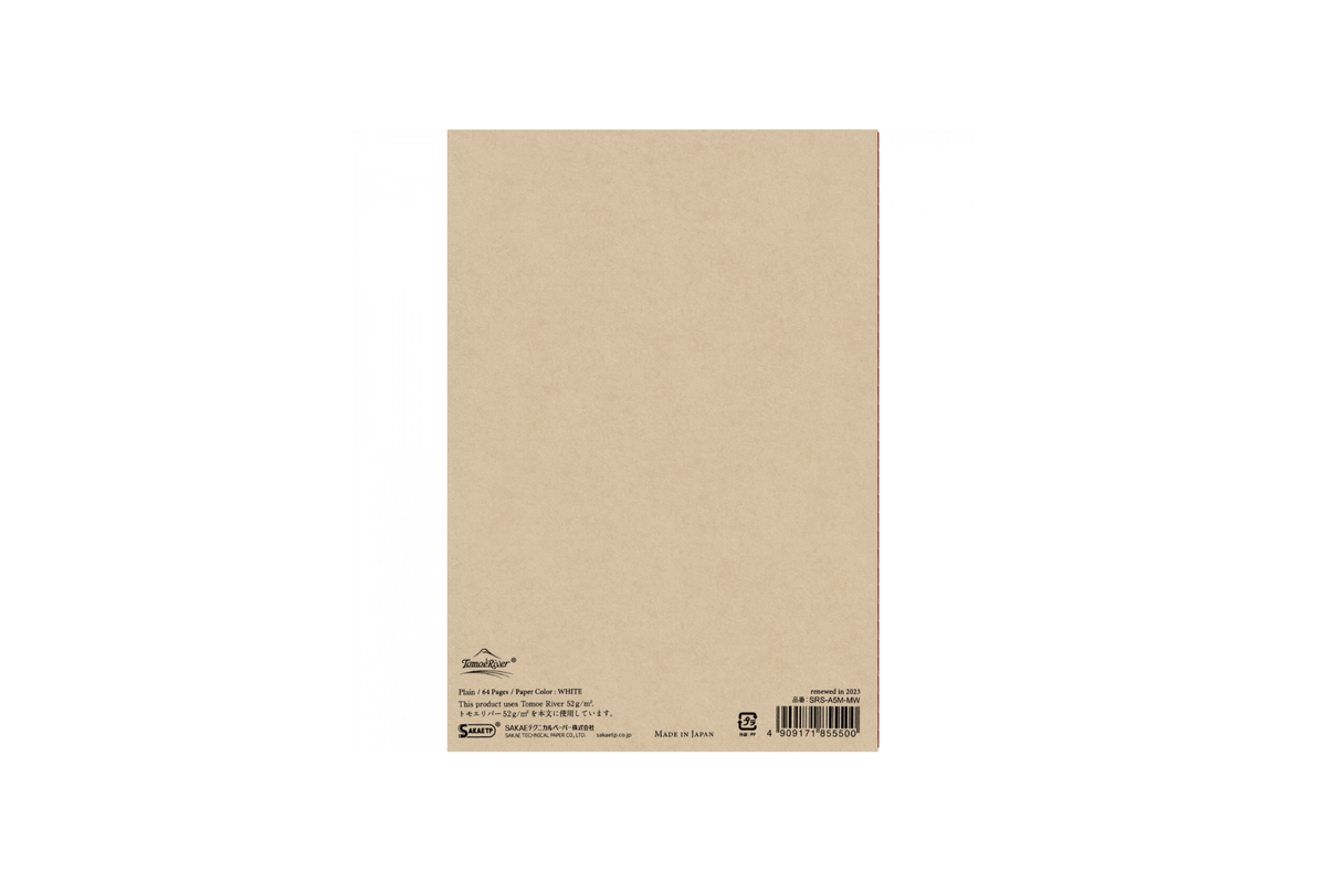 Tomoe River Paper Tomoe River - A5 Plain White Notebook | 64 pages