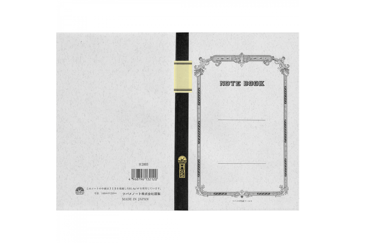 Tsubame Paper Tsubame - University A5 | White Lined Notebook | 100 pages